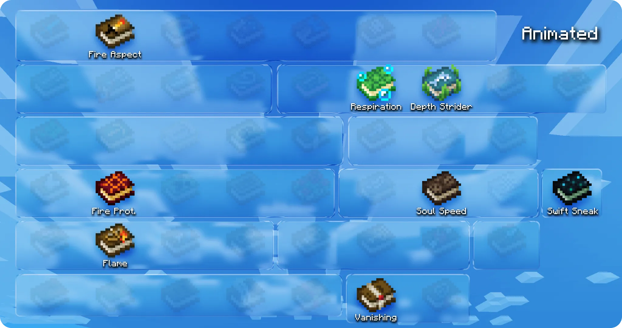 Enchanted Books: Re-covered, Текстуры, Minecraft