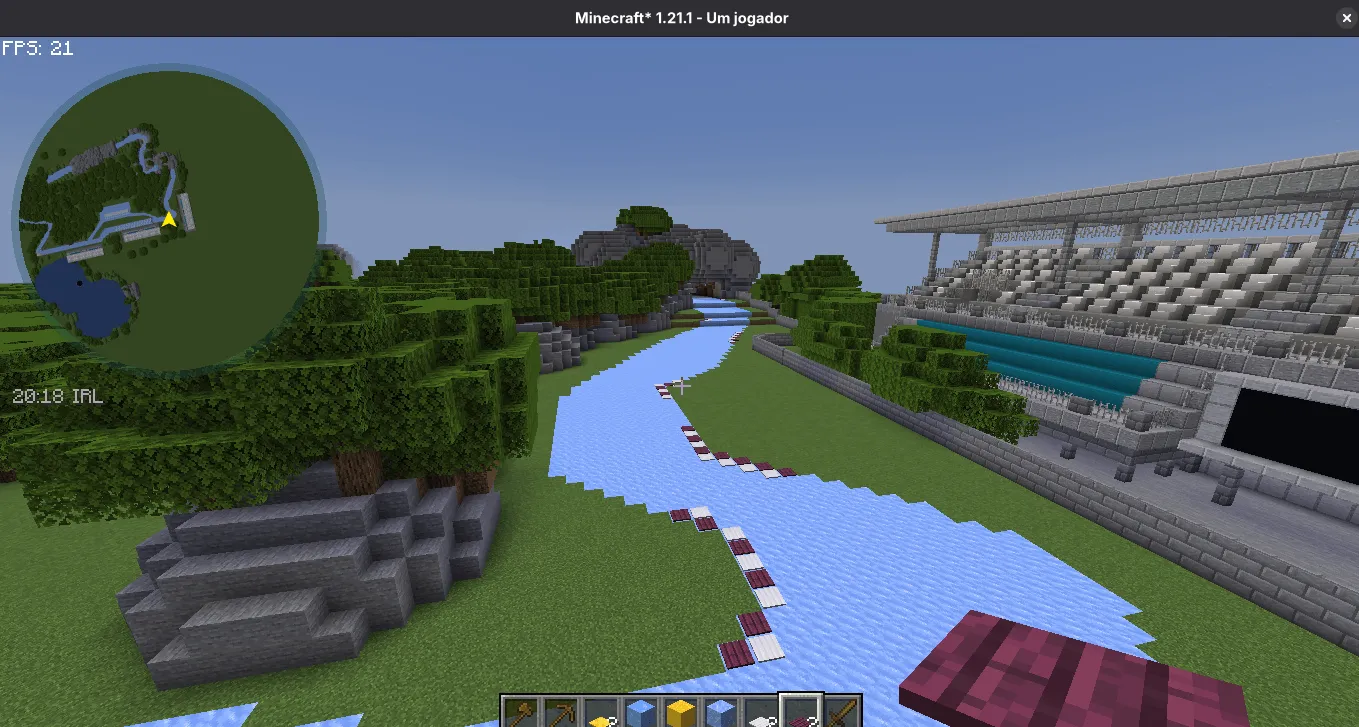 Trial Mountain Ice Boat, Карты, Minecraft