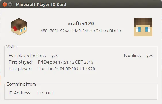 oLL's Server GUI, Плагины, Minecraft