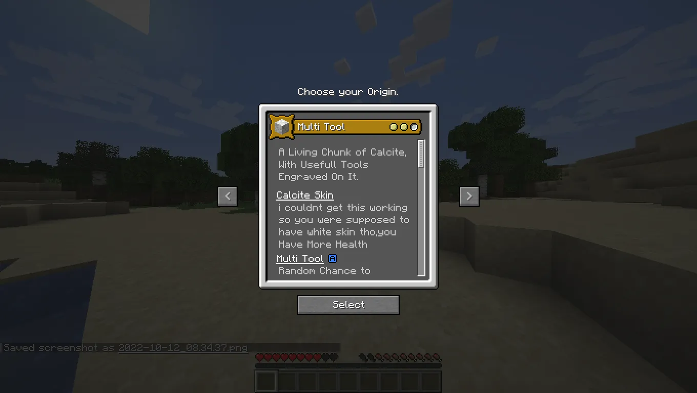 origins mod mod, Моды, Minecraft