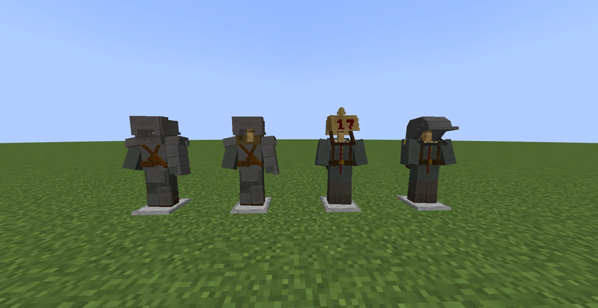 Random historical and fictional armors, Моды, Minecraft