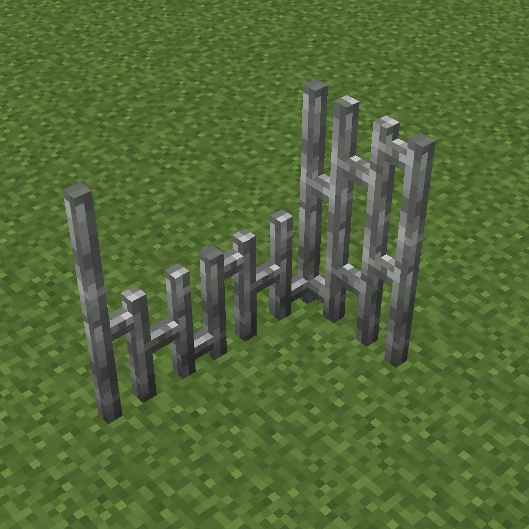 Three Dimensional Iron Bars, Текстуры, Minecraft
