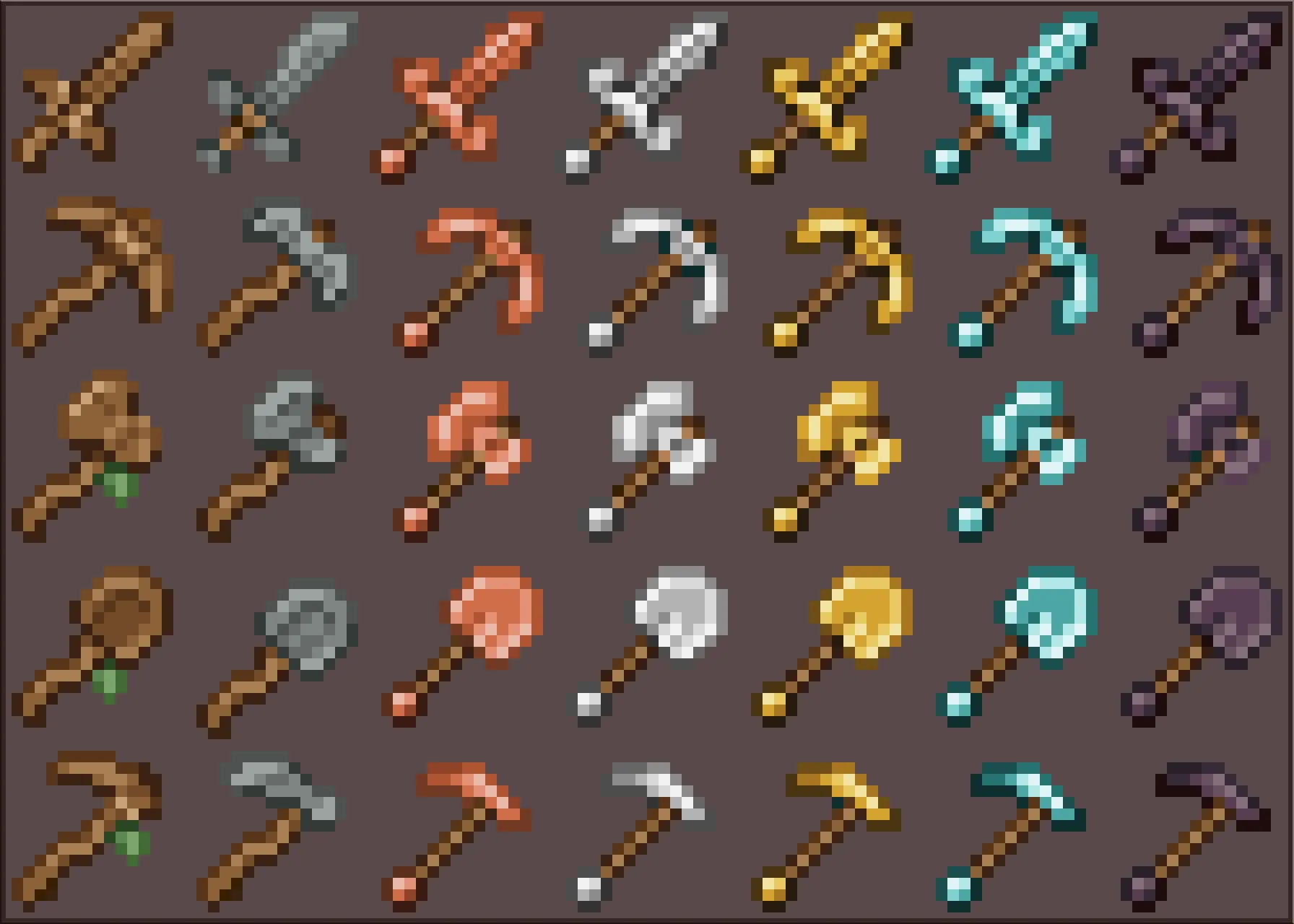 Some Stuff - Tools By BoboTweaks — скриншот 2 (Текстуры, Minecraft)
