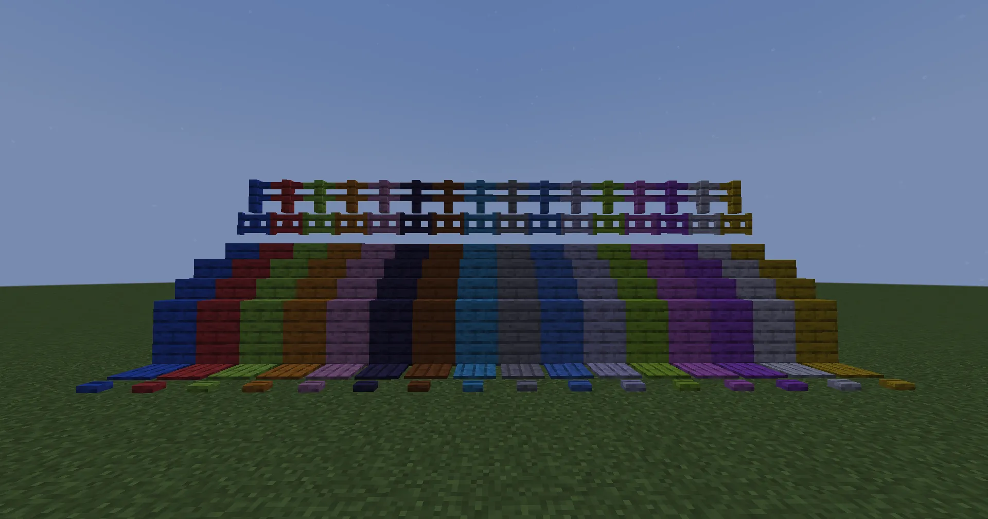 Dyeable Planks +, Моды, Minecraft