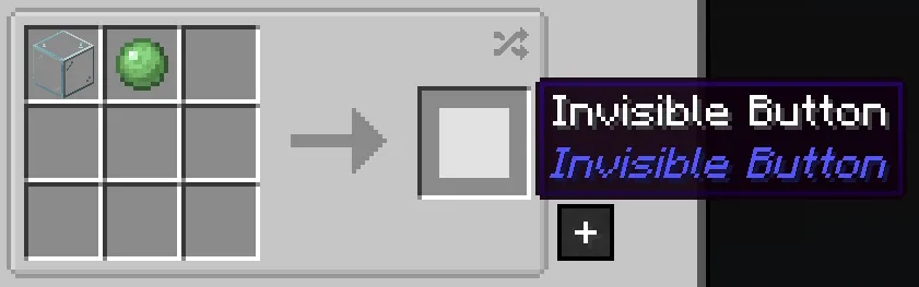 Zaynen's Invisible Button Mod — скриншот 1 (Моды, Minecraft)