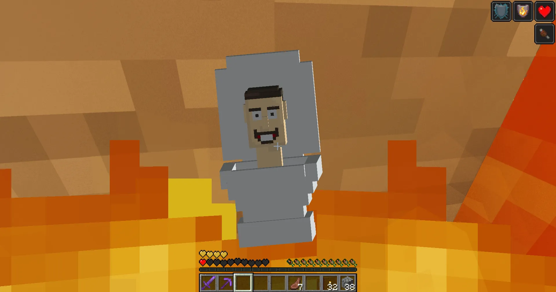 Skibidi Totem — скриншот 1 (Текстуры, Minecraft)