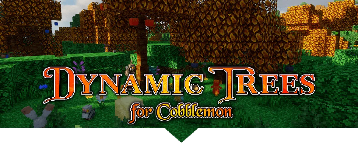 Dynamic Trees - Cobblemon, Моды, Minecraft