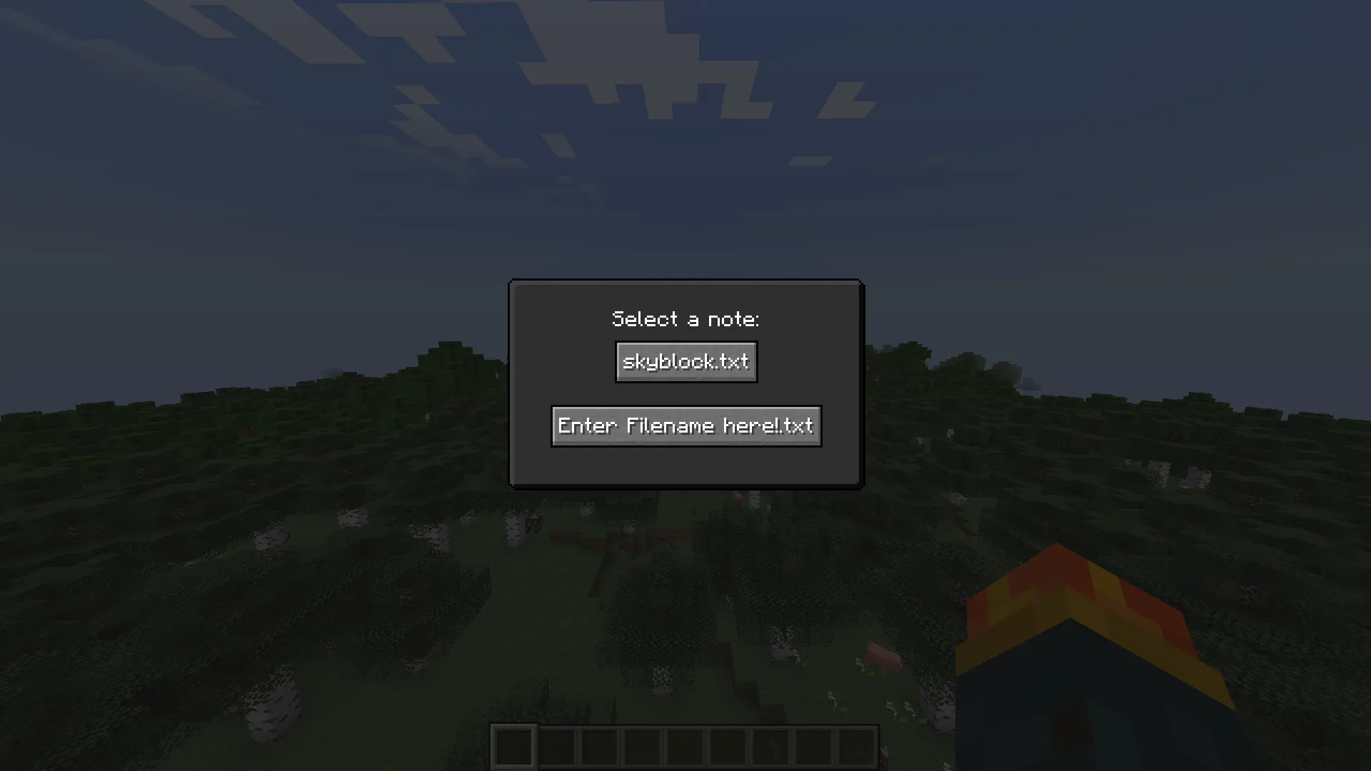 Simple Notes, Моды, Minecraft