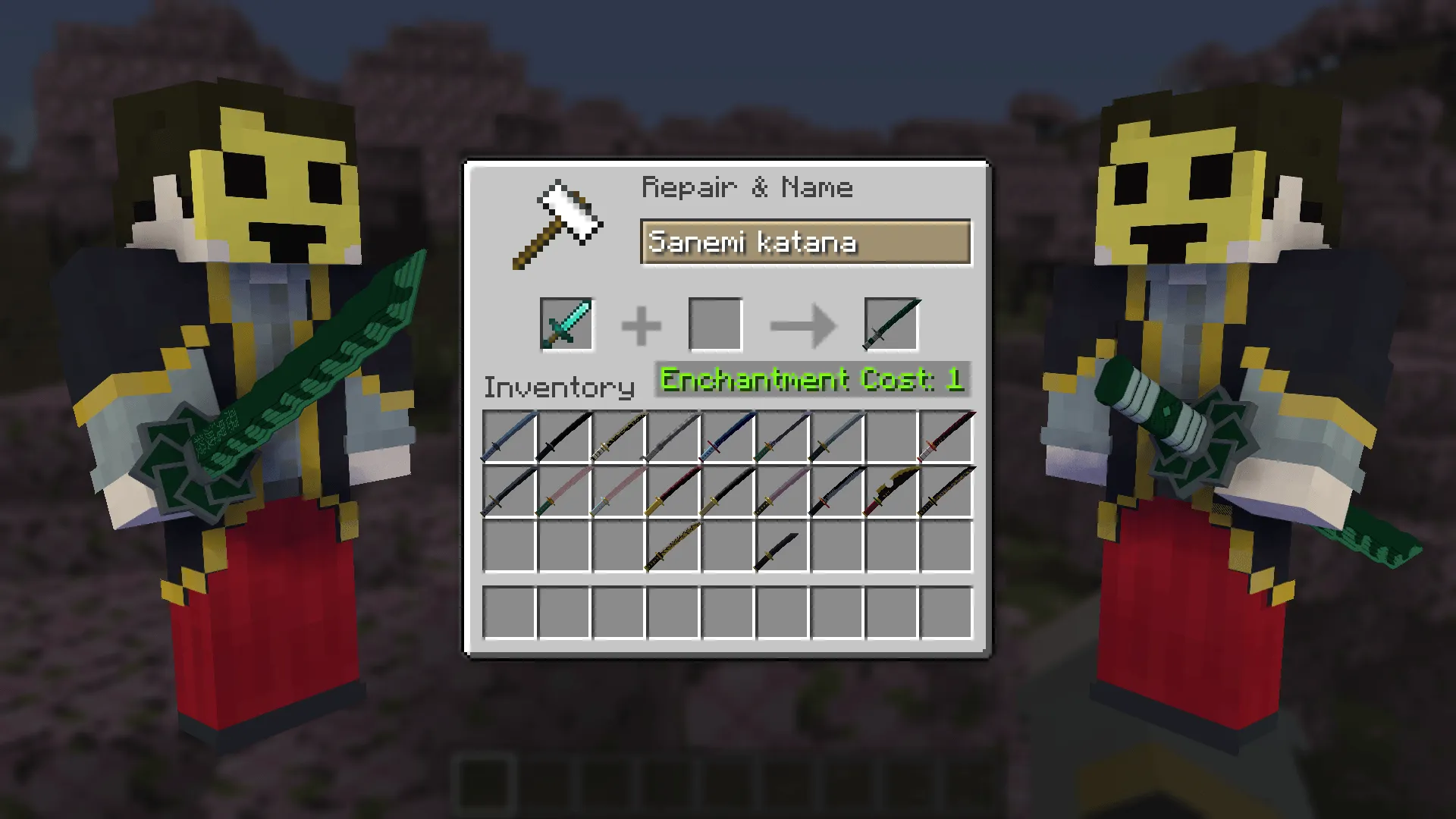 Demon slayer full pack — скриншот 9 (Текстуры, Minecraft)