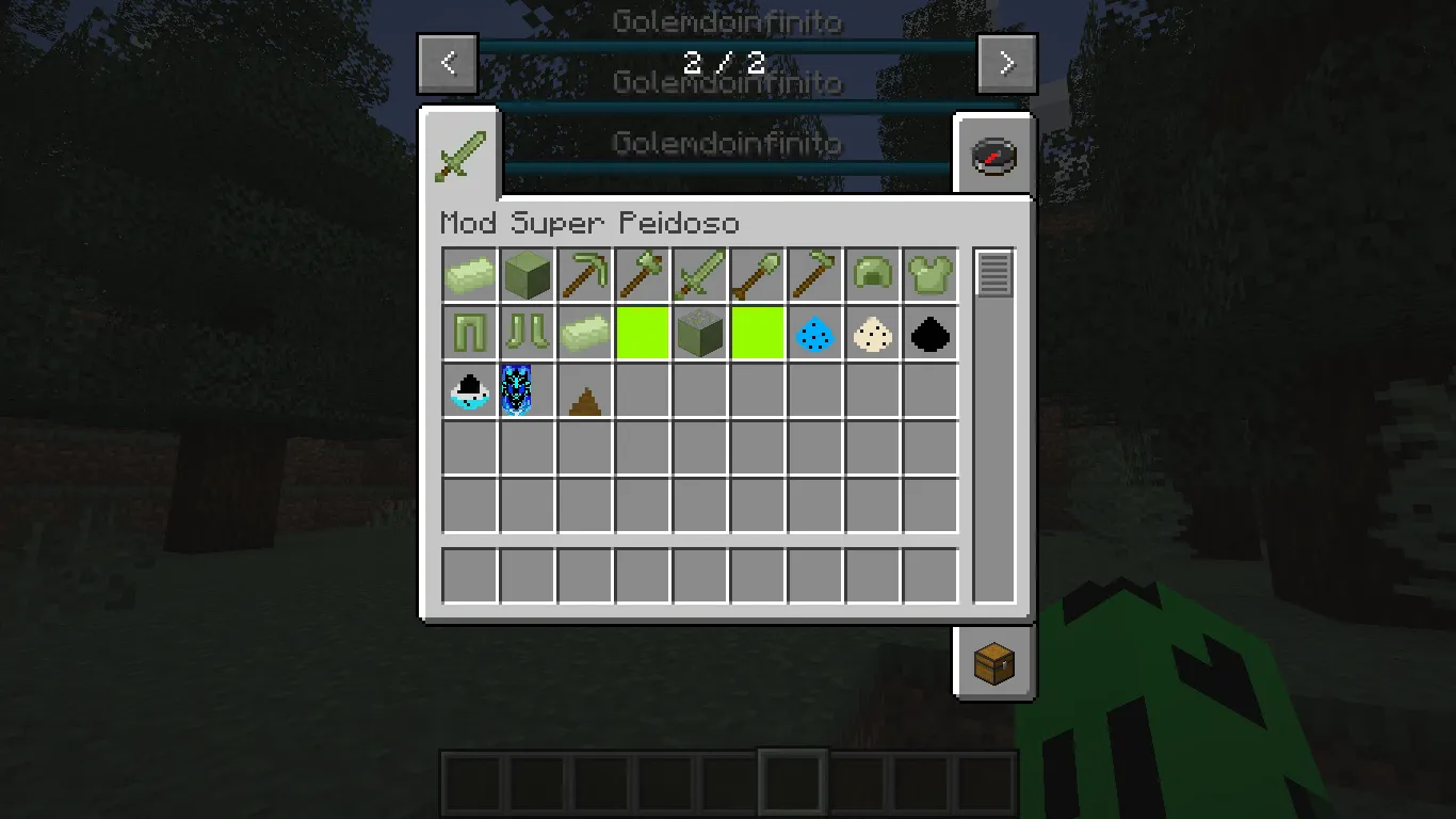 mod super peidoso — скриншот 2 (Моды, Minecraft)