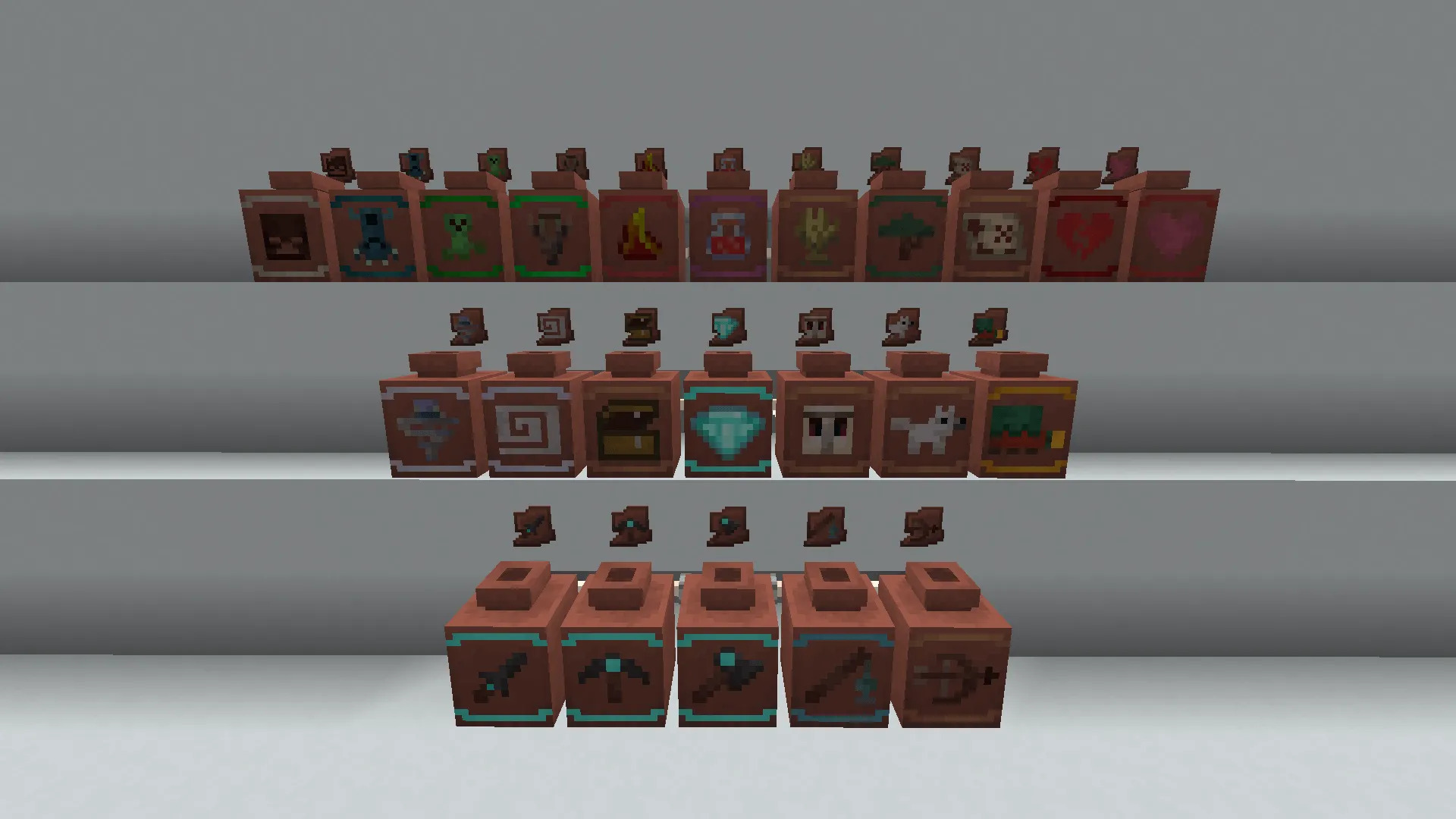 Painted Pots - текстуры для Майнкрафт - Зона Крафта