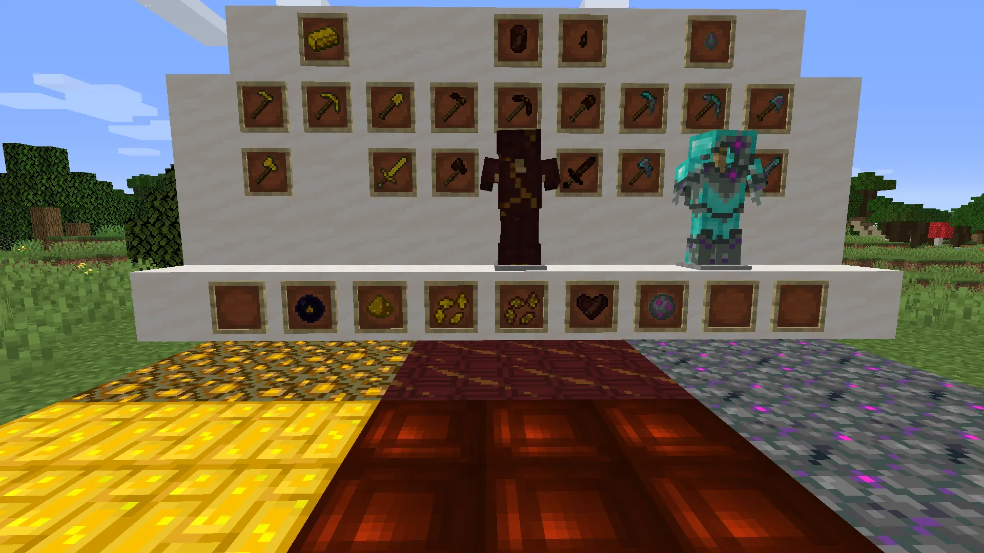 Hellish Materials — скриншот 2 (Моды, Minecraft)