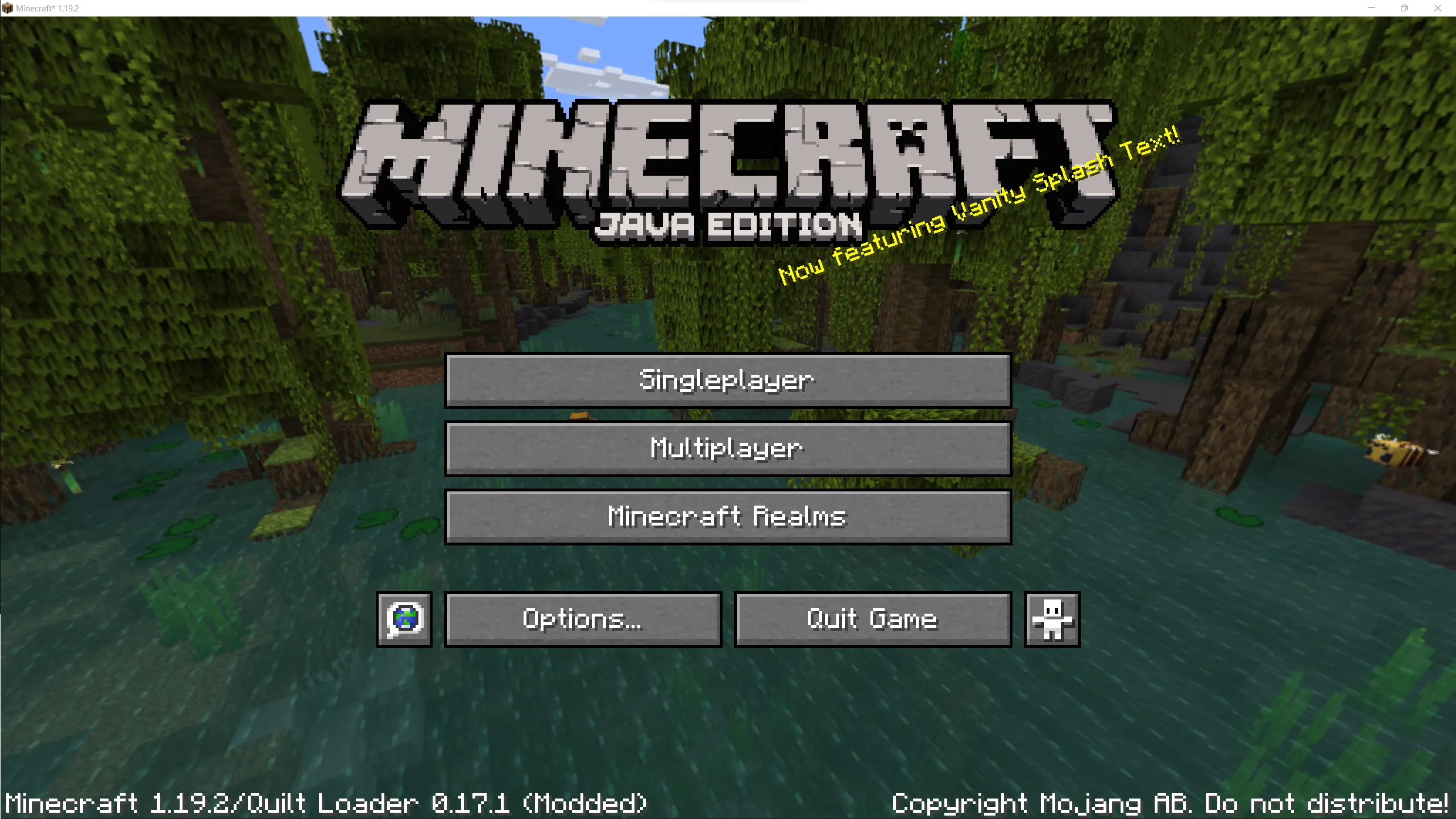 [QUILT] Vanity Splash Text, Моды, Minecraft