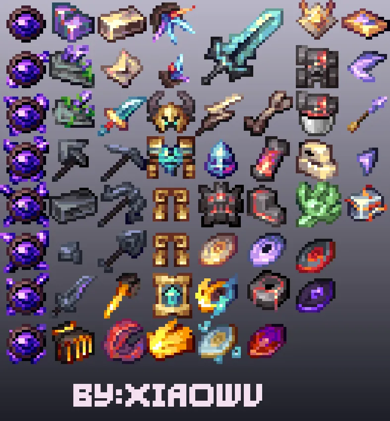 Vulmoons cataclysm remake, Текстуры, Minecraft