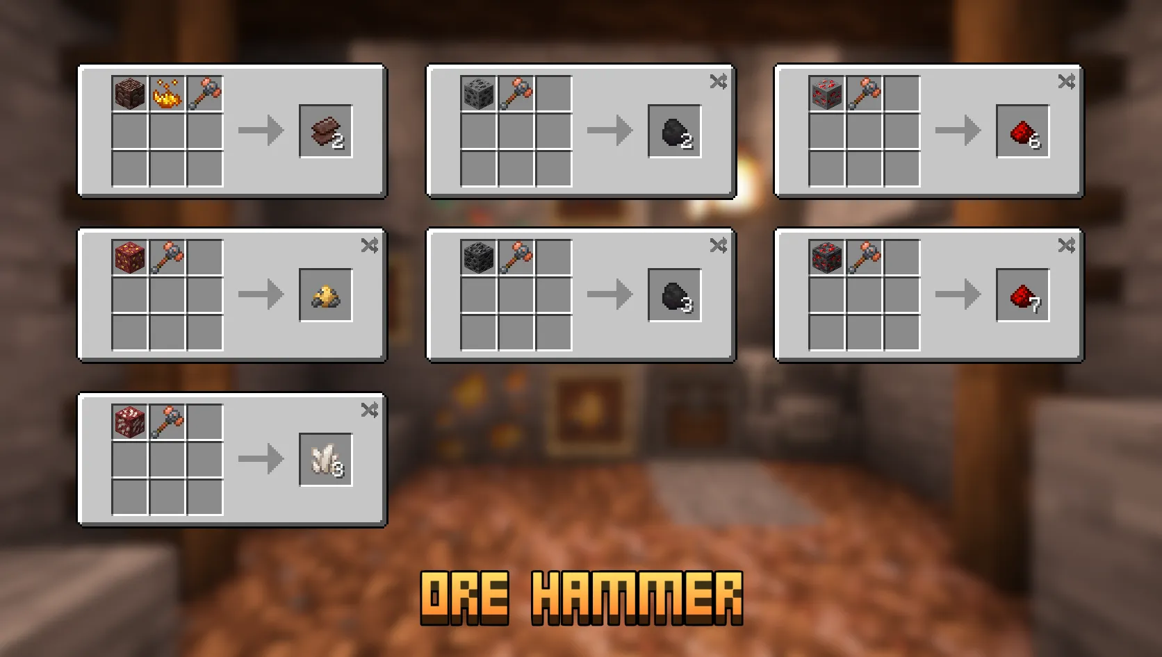 Ore Hammer, Моды, Minecraft
