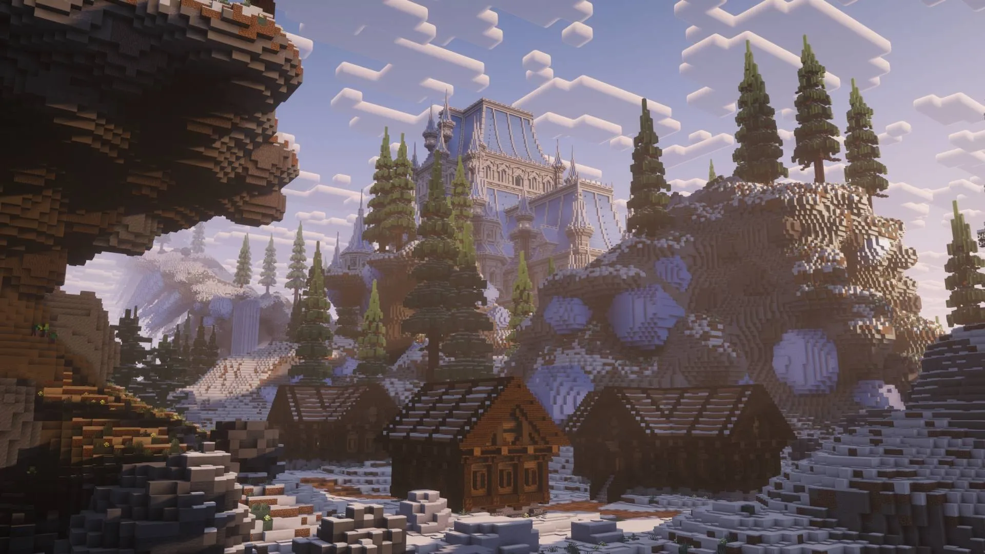 Ice Castle - Survival Spawn, Карты, Minecraft