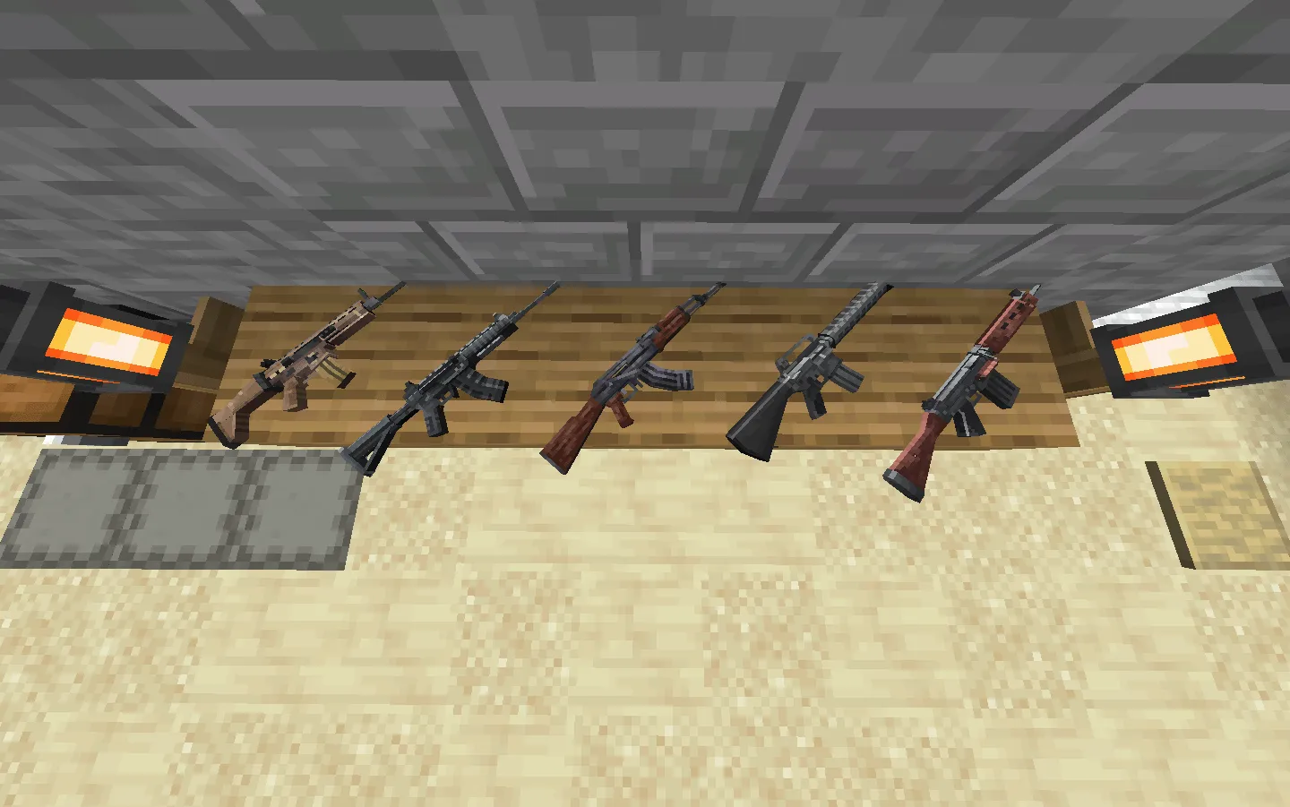 TaCZ Aim Trainer ZERO, Карты, Minecraft