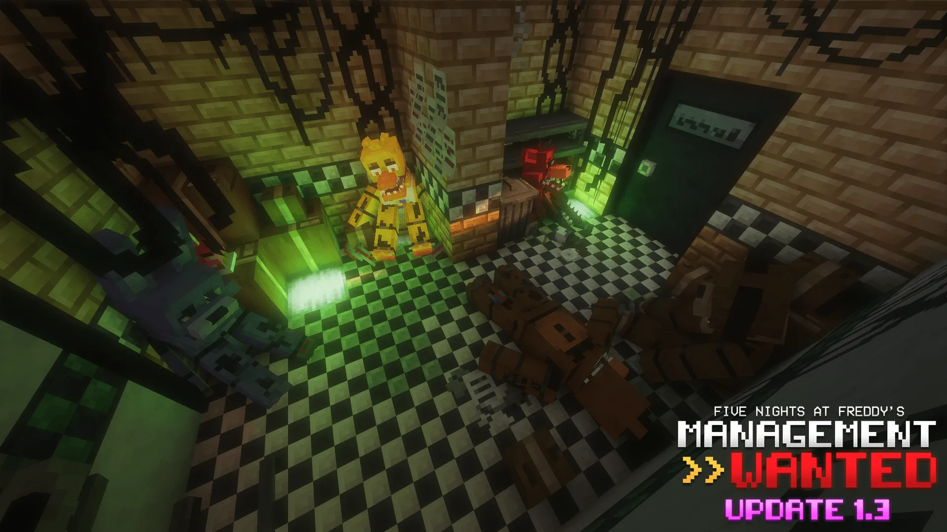 Five Nights at Freddy's: Management Wanted | FNAF MW, Моды, Minecraft