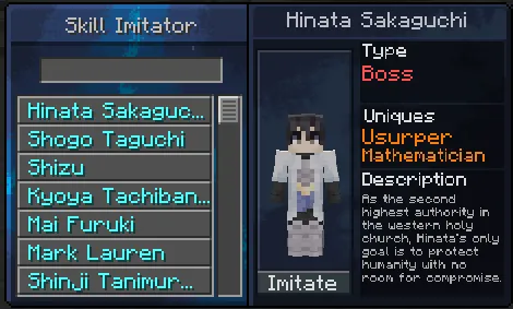 Tensura: SlimeThrone Extras, Моды, Minecraft