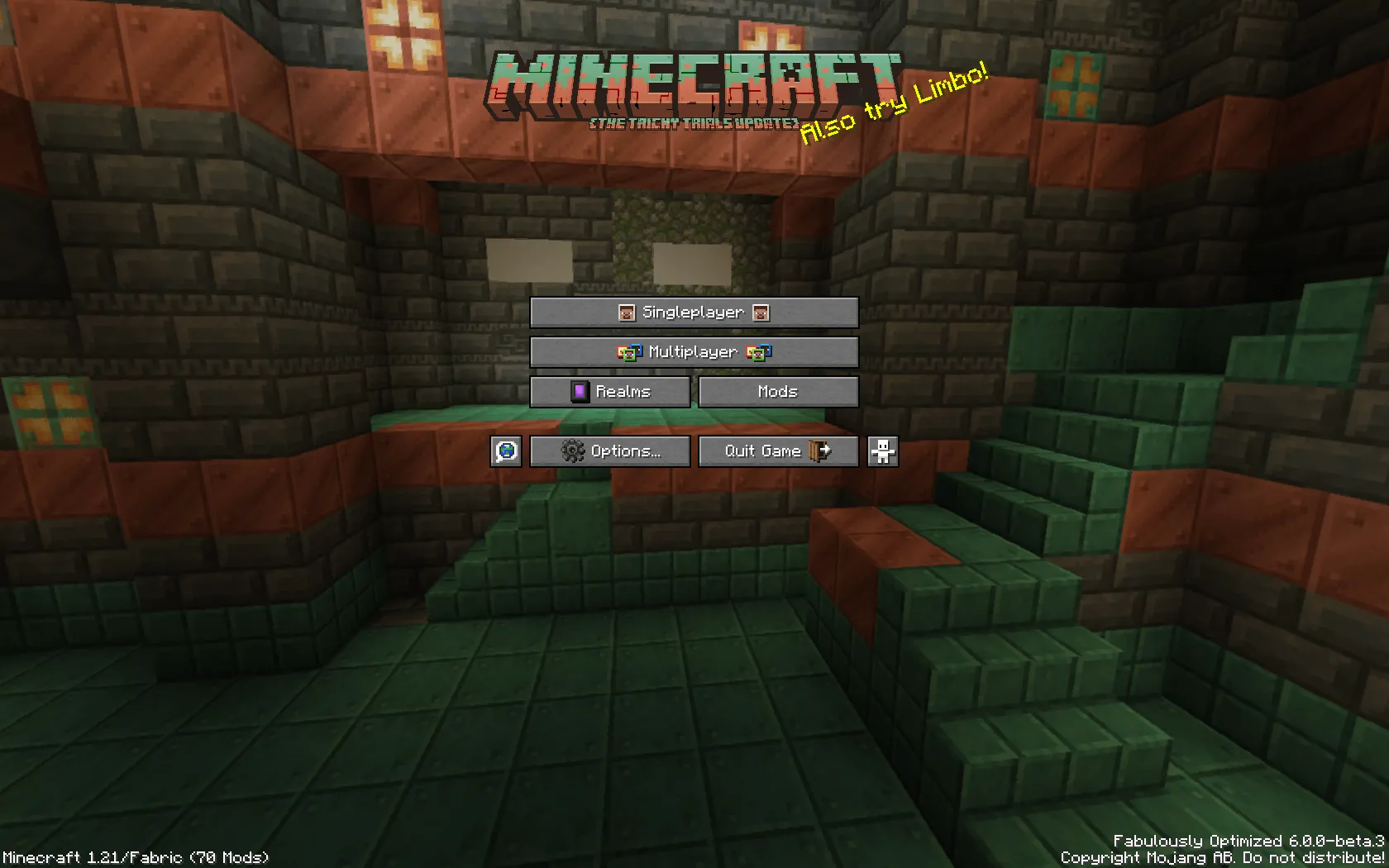 Tricky Trials-Themed Logo — скриншот 1 (Текстуры, Minecraft)
