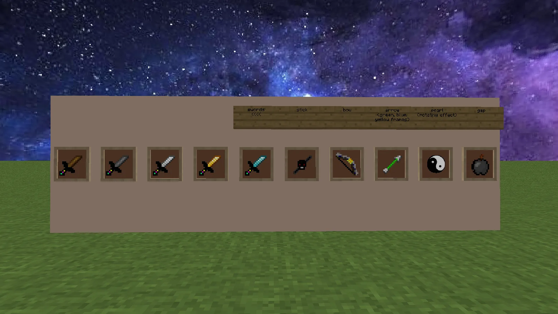 YinYang, Текстуры, Minecraft