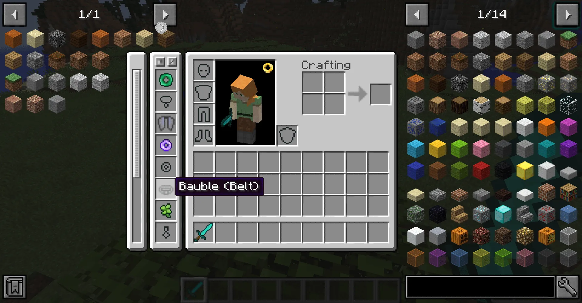 BaublesEX, Моды, Minecraft