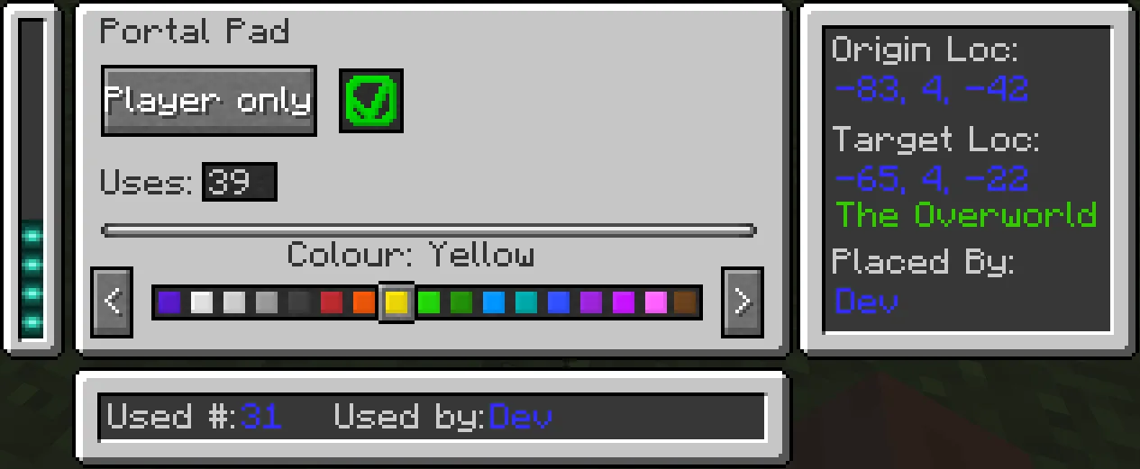 Portal Pads — скриншот 1 (Моды, Minecraft)