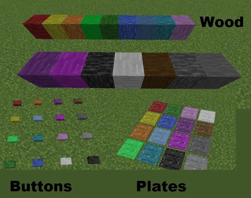 Sc4ry Colored Wood, Моды, Minecraft