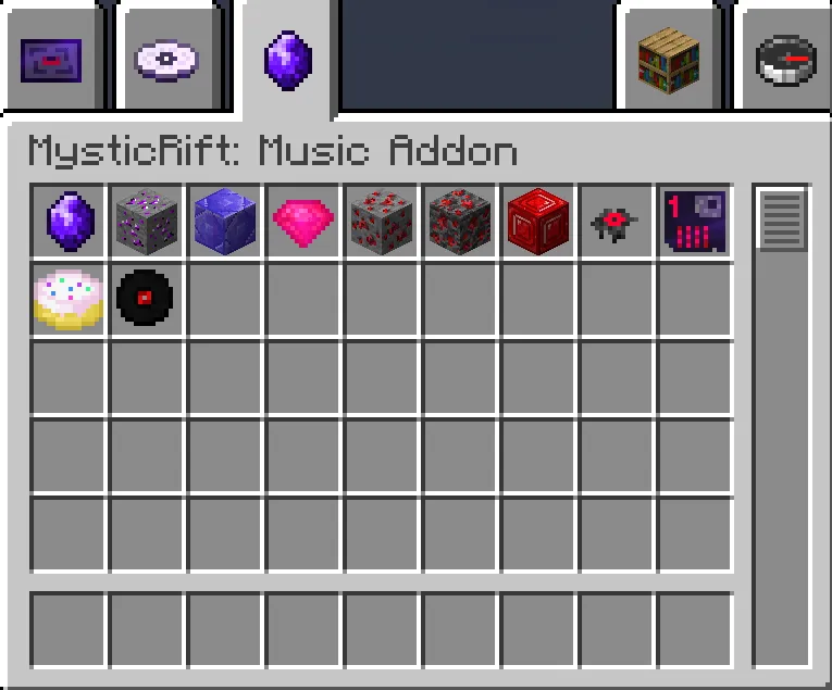 MysticRift: Music ( Neo&FORGE ), Моды, Minecraft