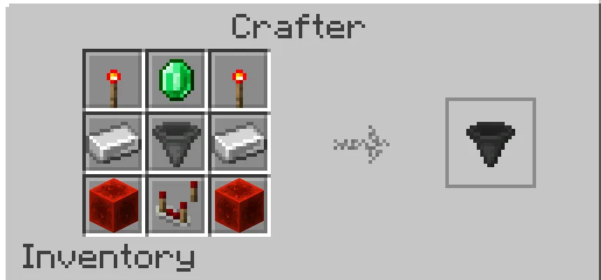 Filter Hoppers — скриншот 1 (Моды, Minecraft)