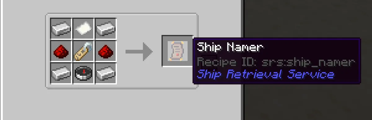 VS: Ship Retrieval Service, Моды, Minecraft
