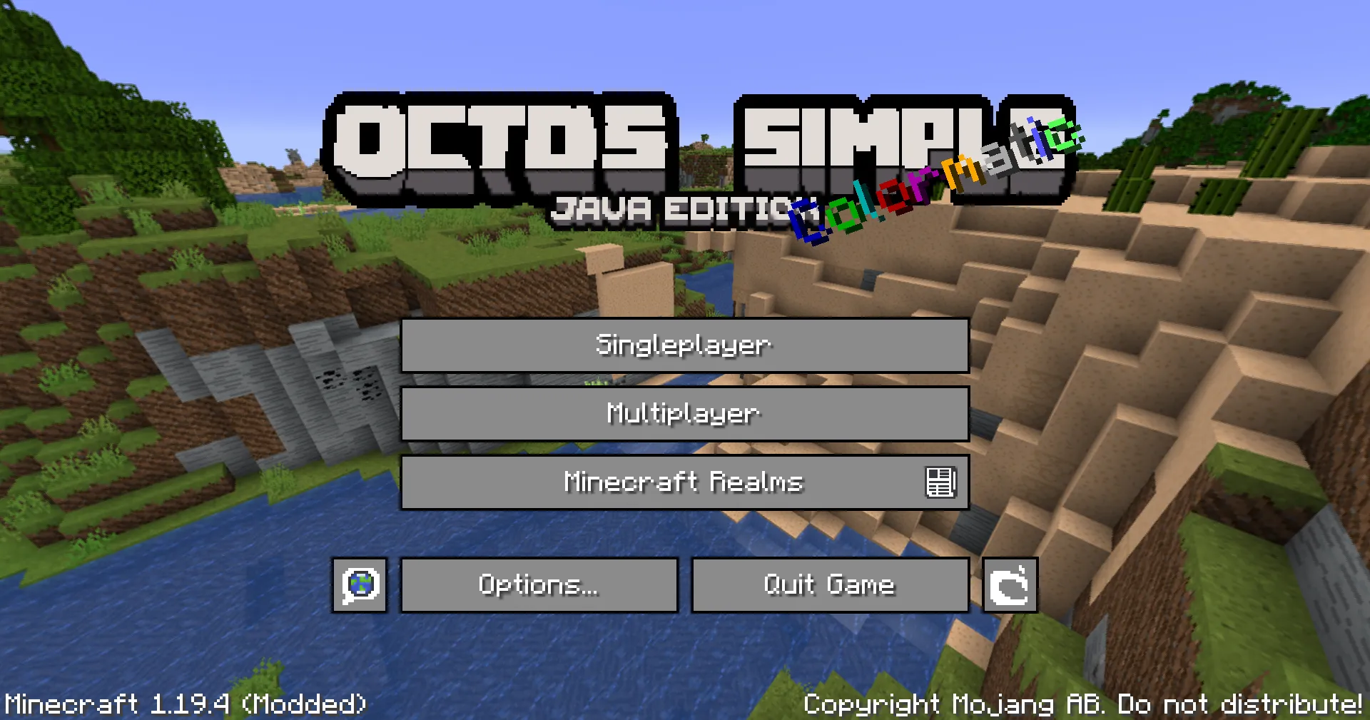 Octo's Simple Pack, Текстуры, Minecraft