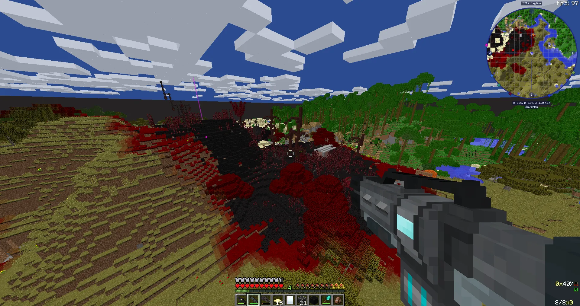 Parasites: Evolution Race, Модпаки, Minecraft