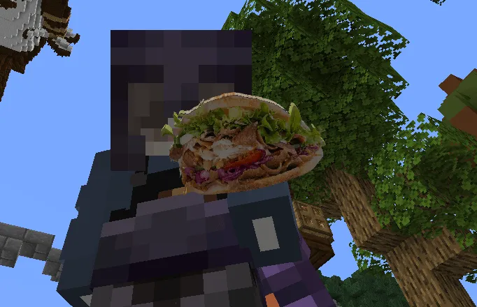 Doener Kebap Totem — скриншот 1 (Текстуры, Minecraft)