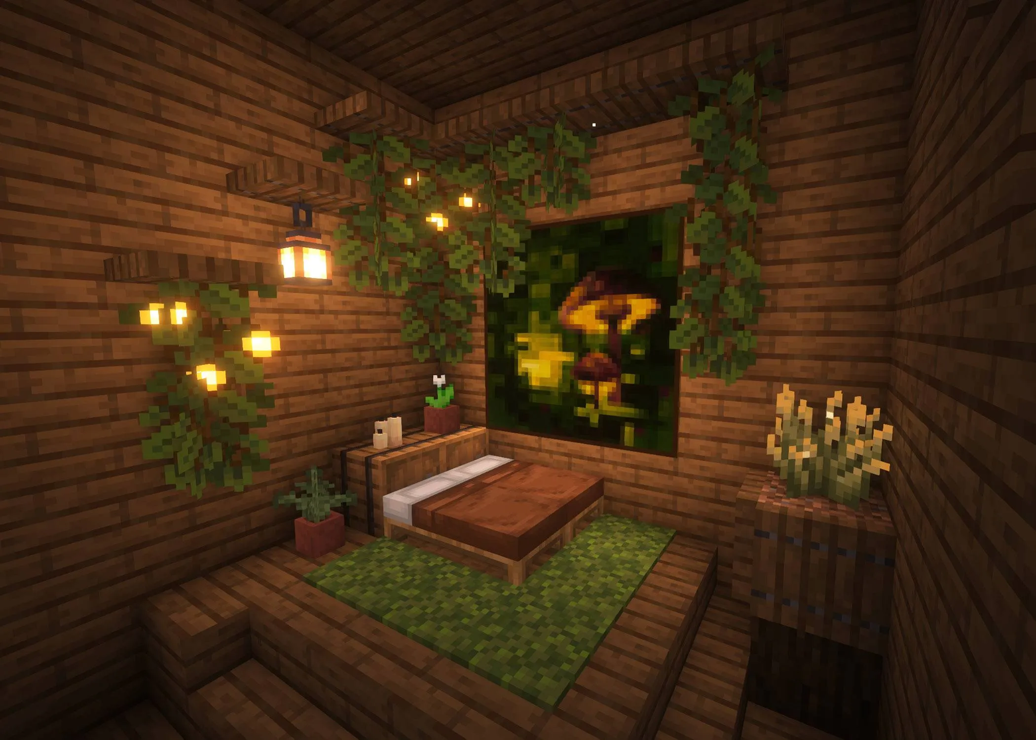 Landscape Paintings by Luiza Niechoda, Дата-паки, Minecraft