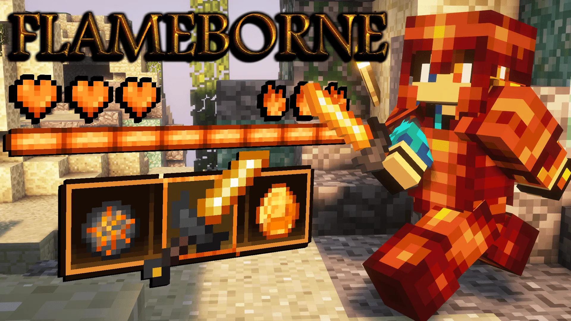 Flameborne, Текстуры, Minecraft