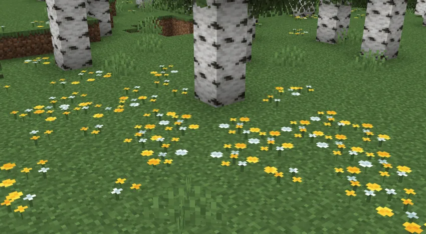 WildFlower to Clover Pack — скриншот 1 (Текстуры, Minecraft)