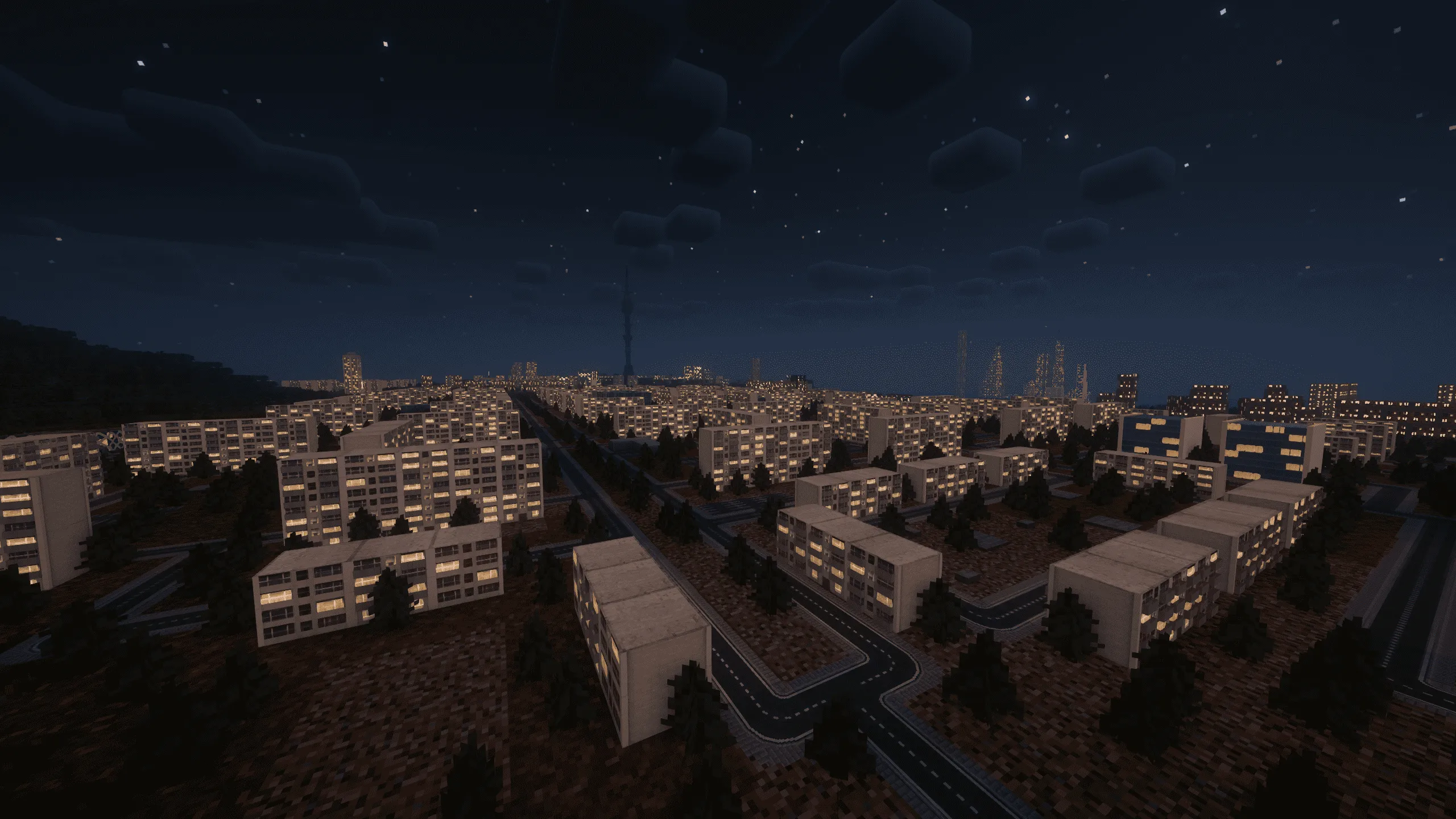 CityMod: One Block - One Building — скриншот 2 (Моды, Minecraft)