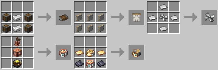 Create Immersive Aircrafts - Recipes — скриншот 1 (Текстуры, Minecraft)