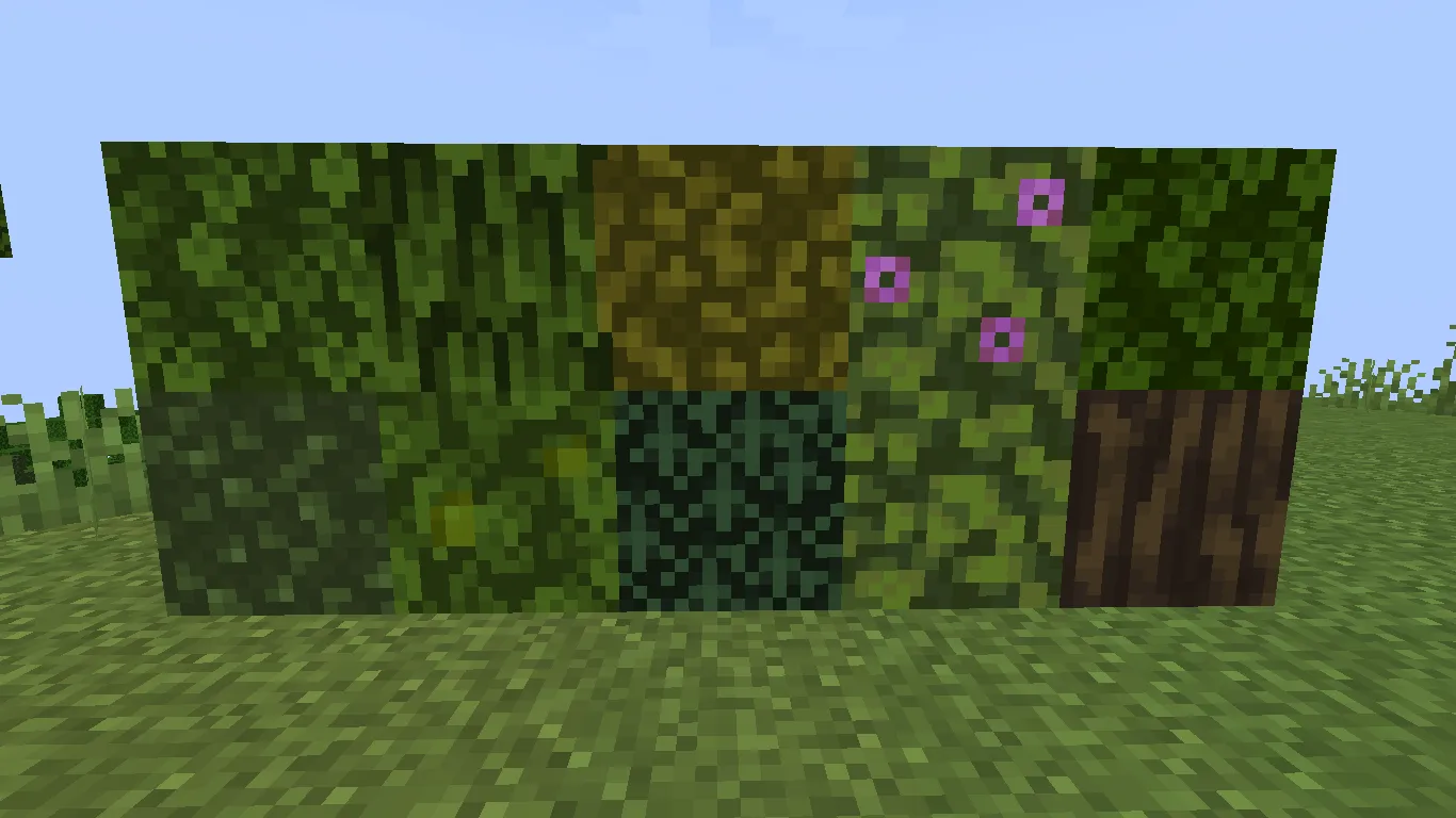 Torrezx-Leaves lite, Текстуры, Minecraft