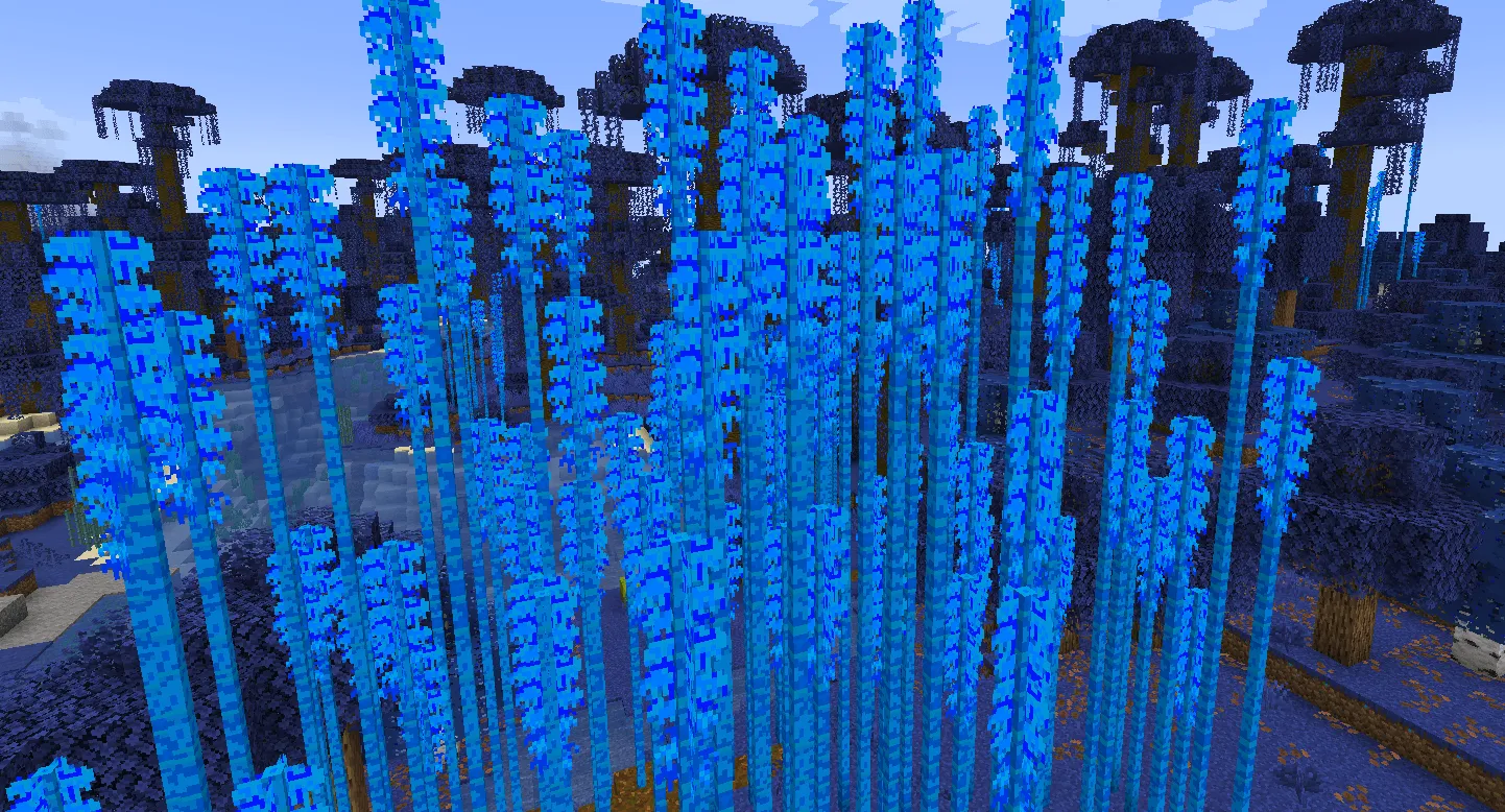 Blue Grass — скриншот 2 (Текстуры, Minecraft)