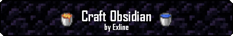 Craft Obsidian (in Buckets!), Моды, Minecraft