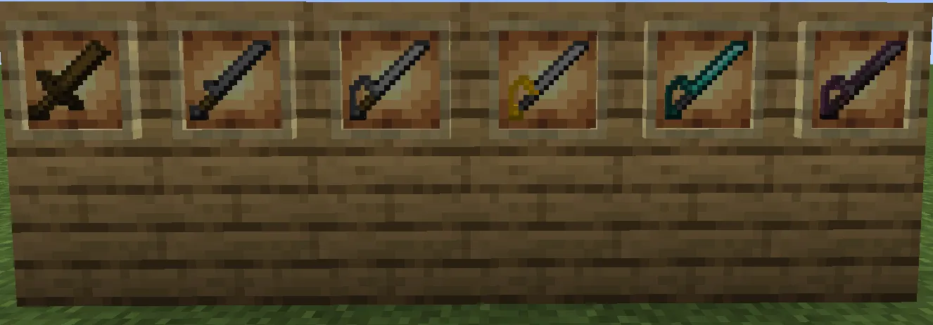 Medieval Armory, Текстуры, Minecraft