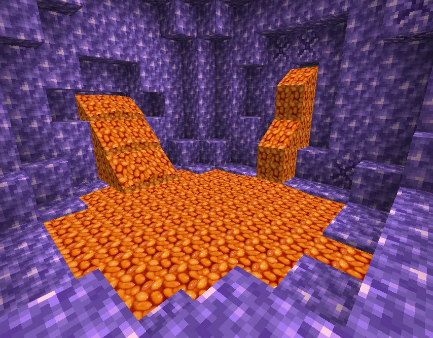 Lava Bean Pop, Текстуры, Minecraft