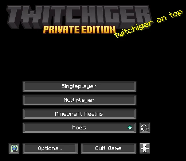 Twitchiger V2, Текстуры, Minecraft