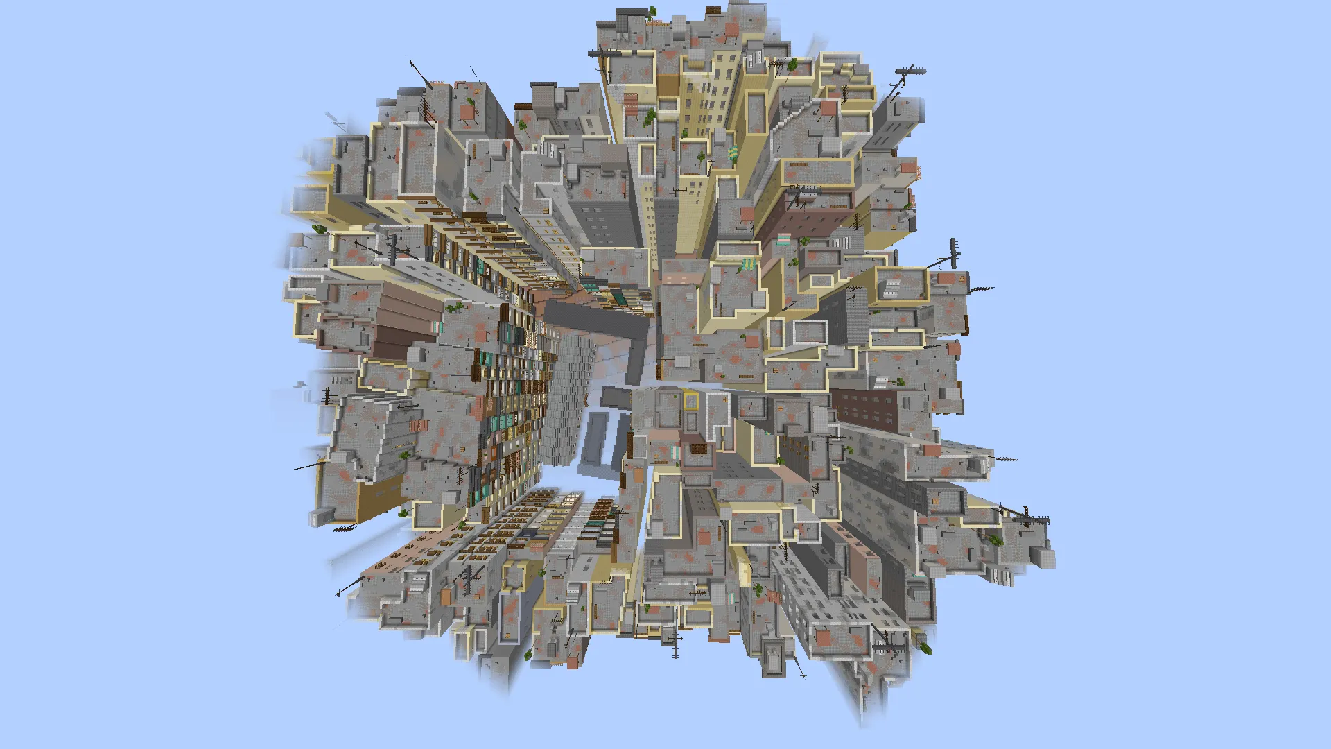 kowloon walled city — скриншот 1 (Карты, Minecraft)