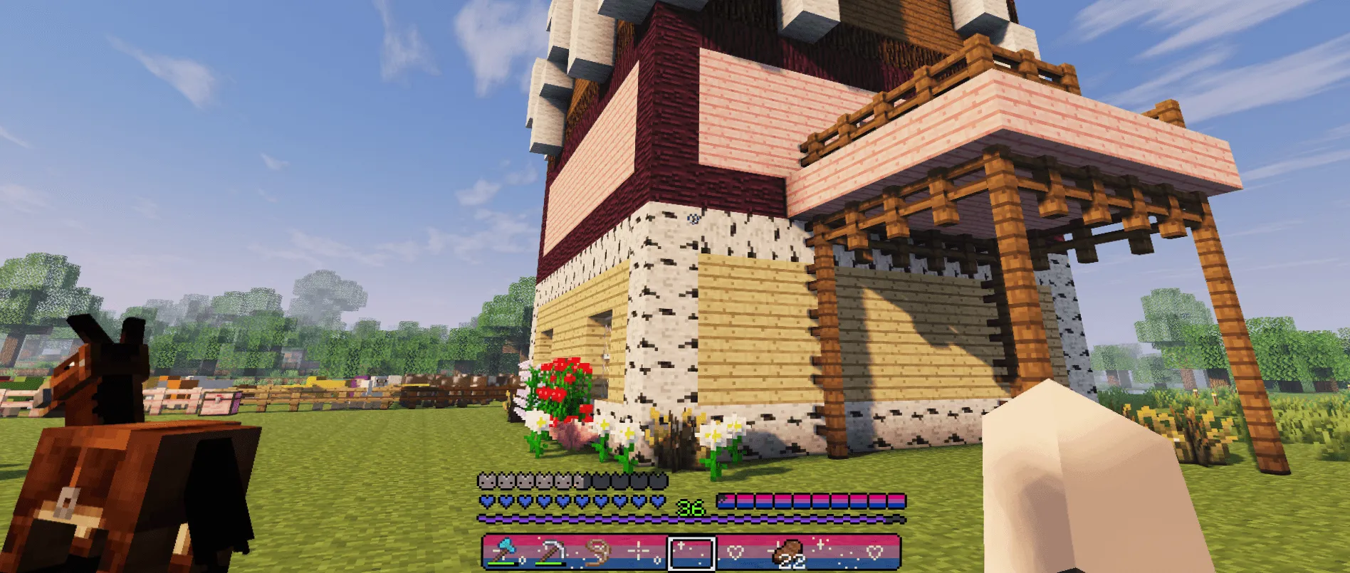 Tay's Bisexual Themed Hotbar, Текстуры, Minecraft
