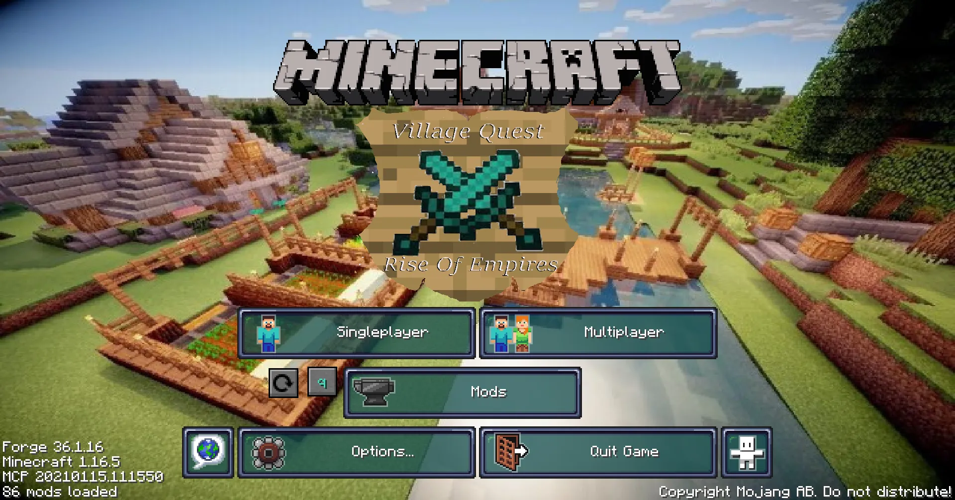 Village Quest: Rise Of Empires — скриншот 5 (Модпаки, Minecraft)