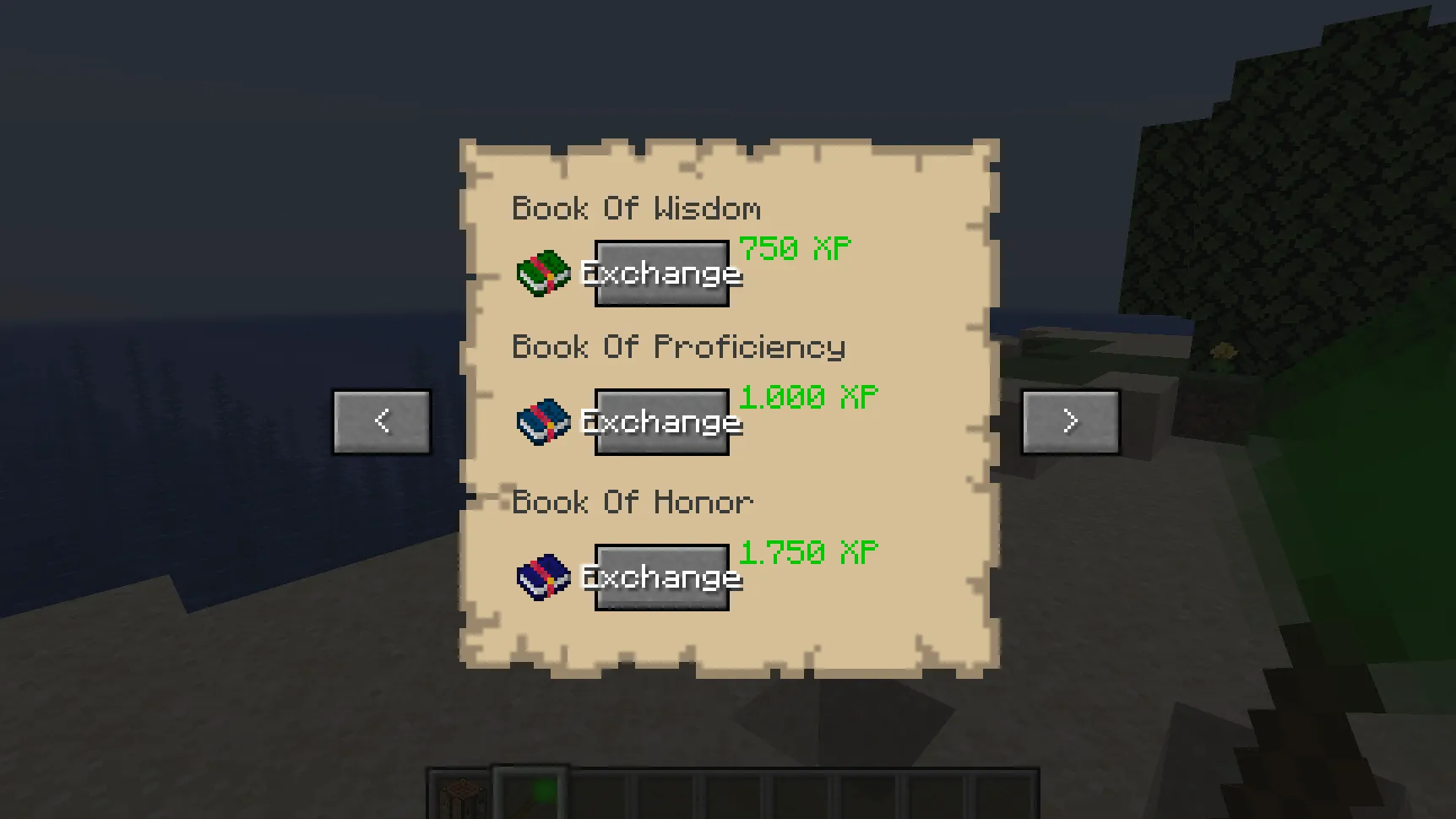 Storable XP — скриншот 3 (Моды, Minecraft)