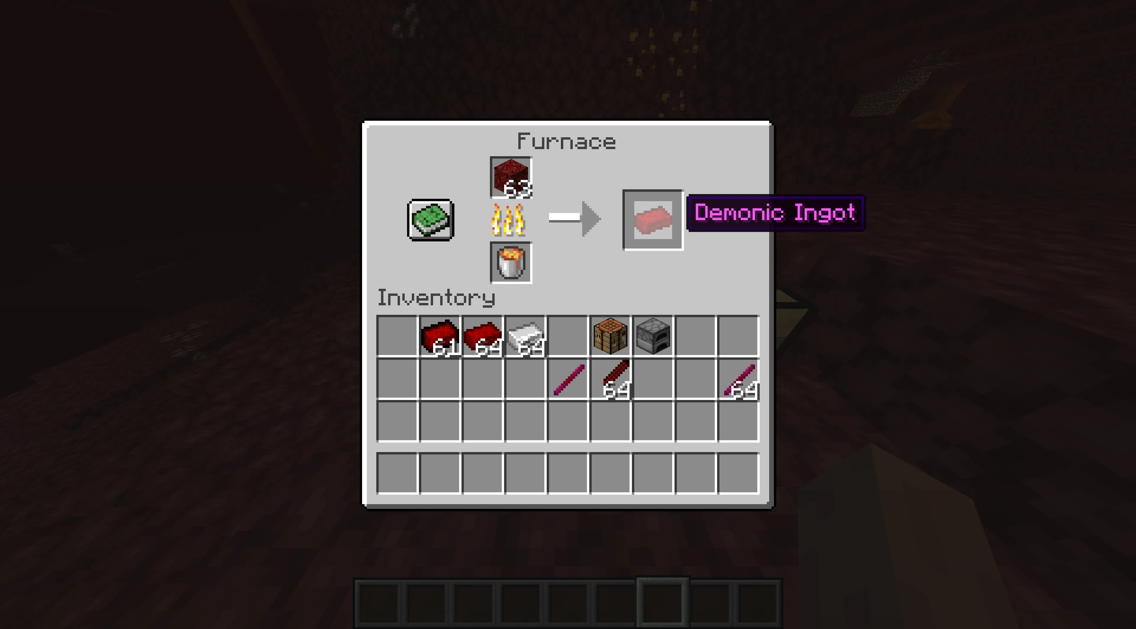 Demonic Sword, Моды, Minecraft